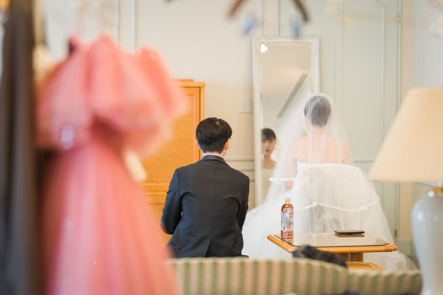 大切なご家族に見守られて迎えた、お二人にとってかけがえのない結婚式♡